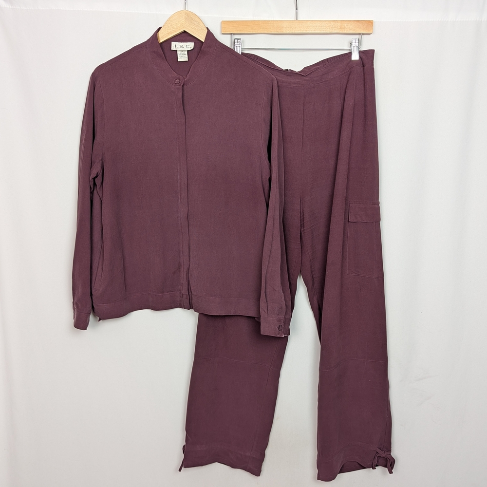 Vintage ISC Silk Two Piece Set